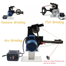 Easy To Operate 110V 2x63&#39;&#39;Belt Grinder Sander Machine Arc/Flat/Concave Grinding - £733.00 GBP