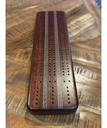 Beautiful Wooden Cribbage Board Heartwood Creations Made in USA - $33.85 CAD