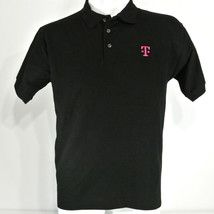 T-MOBILE Communications Tech Employee Uniform Polo Shirt Black Size L La... - $25.49