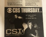 CSI Vintage Tv Guide Print Ad William Peterson Marg Helgenberger TPA23 - $5.93