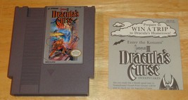 Nintendo NES Castlevania III 3 Dracula&#39;s Curse Video Game, Tested and Working - £32.12 GBP