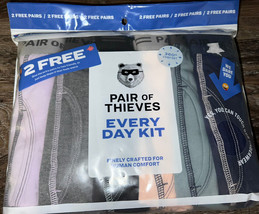 Pair Of Thieves ~ 6-Pair Mens Boxer Brief Underwear Cotton Blend (A) ~ M (31-33) - £40.70 GBP