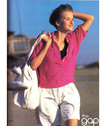 1985 The Gap Fashion 4-pg Michael Halsband Nora Scarlett Vintage Print A... - $5.55