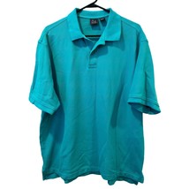 Jos. A. Bank Traveler Polo XL Extra Large Aqua Blue Cotton Traditional Fit - £9.91 GBP