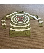 Dolls Kill x Daria Sick Sad World Oversized Sweater Large Green Embroide... - $121.79 CAD