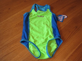 Coppertone Kids Pro Tex uva/upf50+ girls 1 piece swim suit Bathing 5 grn... - $12.67 CAD