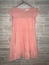 Entro Tier Ruffle Hem Dress Coquette Spring Size Medium - $21.78