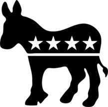 Picniva pink 10 inches Democratic Party Donkey Symbol Politics election Car Truc - £7.32 GBP