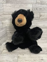 Wildlife Artist Black Bear Plush Hand Puppet Full Body 10” Inch Educatio... - $14.84