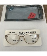 VTG NOS Logo Paris Pearl &amp; Ebony LM954 Metal Frame Eyeglasses 52-16-130 - €28,65 EUR