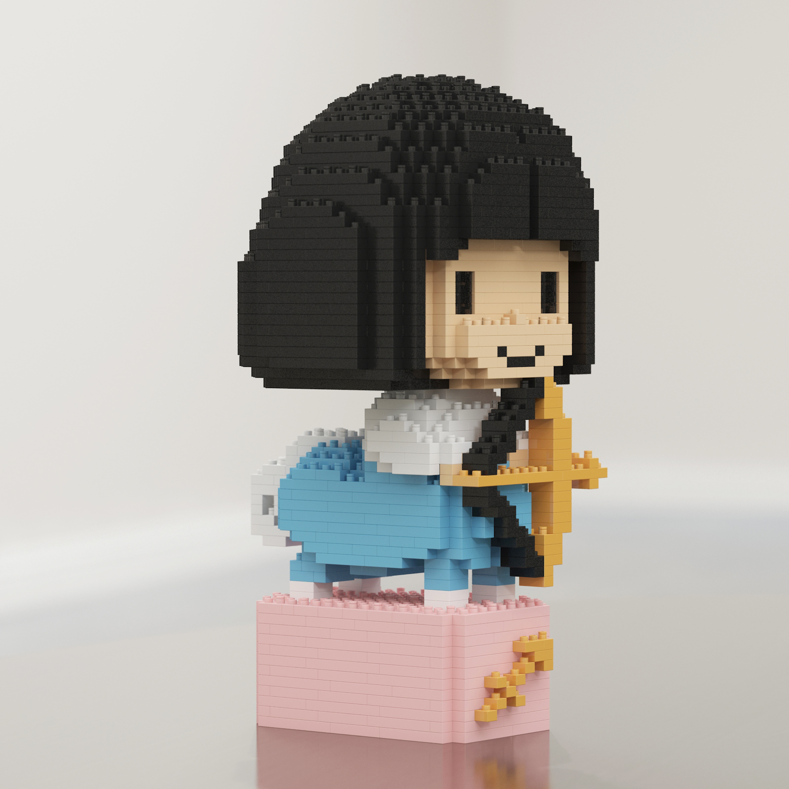 Zodiac Signs (Sagittarius) Sculptures  (JEKCA Lego Brick) DIY Kit Item image 4