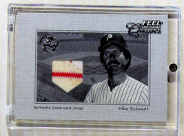 2001 Greats of the Game Feel The Game Classics Card Mike Schmidt-Game Worn Jers. - £16.76 GBP
