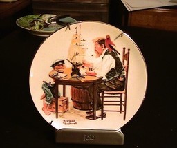 Norman Rockwell sailing ship Collector plate - £2.92 GBP