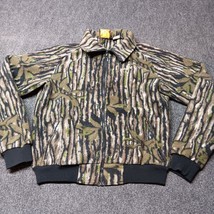 Vintage Cabelas Jacket Men Largo Camo Print Hardwoods Whitetail Fleece - £28.91 GBP