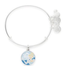 Alex and Ani Disney Parks Collection Bracelet Silver Cinderella Courage Kind NEW - £31.65 GBP