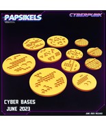 3D Printed Papsikels June 2023 Cyberpunk Cyberpunk Bases June 2023 28mm ... - $555.23 MXN