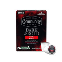 Dark &amp; Bold Exxtra Boost 24 Count Coffee Pods, Compatible with Keurig 2.0 K-Cup  - £15.21 GBP