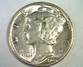 1944-D Mercury Dime About Uncirculated Au Nice Original Coin Fast 99c Shipment - £4.76 GBP