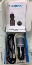 USB C Car Charger Fast Charging 12 Volt 60W Dual PD Rapid Charge - £11.19 GBP