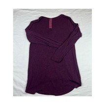 Cabi Shirt Womens Small Red Burgundy Long Sleeve Lightweight Pullover Long - $17.60