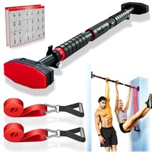 Pull Up Bar For Doorway 6-Piece Set With Two Attachable Resistance Bands... - £77.86 GBP