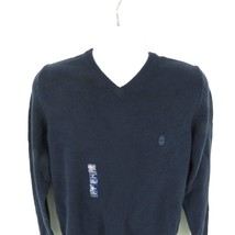 IZOD Mens Blue V-Neck Premium Essentials Sweater Small NWT $60 - $19.80