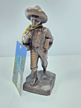 The School Boy of 1850 Statue Sebastian Miniature Painted Bronze 2013 SI... - £94.32 GBP