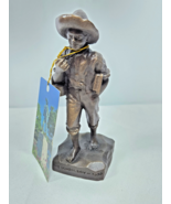 The School Boy of 1850 Statue Sebastian Miniature Painted Bronze 2013 SI... - $119.95