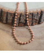 11 inch Pure Copper 3 MM Ball Chain Anklet, Healing Copper Jewelry, Spir... - $18.44