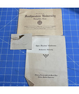 Bulletin Of Southwestern University  Georgetown Texas March 1928 Choir D... - $21.98 CAD