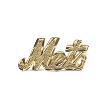 14k Yellow Gold New York Mets Mlb Baseball Tie Tack Pin - $66.00
