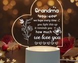 Grandma Gifts From Grandchildren, Mother&#39;S Day Gifts Night Light, Best G... - $25.99