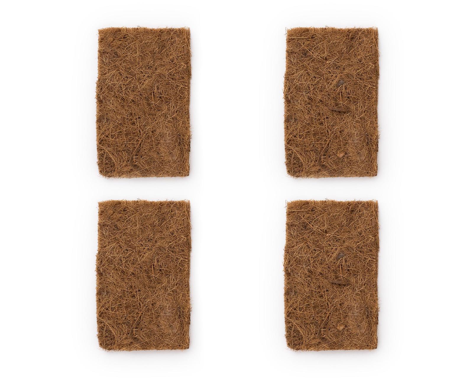 PLANT OATH | Coconut Scouring Pad (4 Pack) | Eco-Friendly Kitchen Cleaning - $16.99