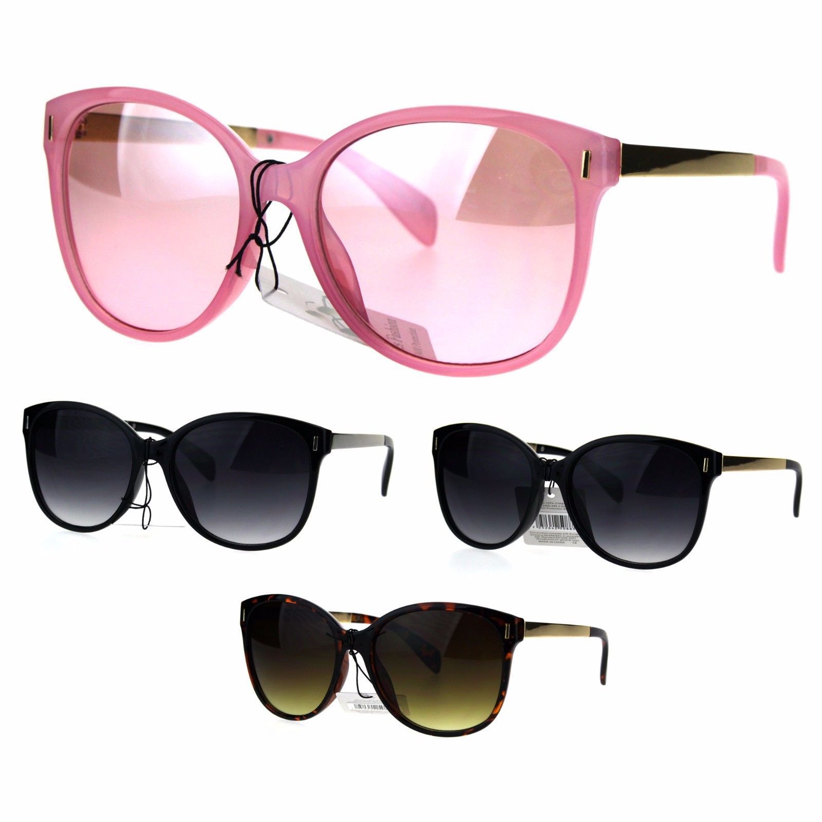 Womens Designer Fashion Butterfly Diva Plastic Gradient Sunglasses - $9.95