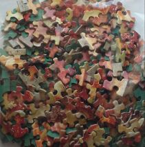 400 Jigsaw Puzzle Pieces Assorted DIY Crafts Crafting Junk Journaling - $3.99