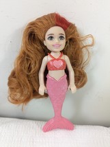 Barbie Color Reveal Rainbow Mermaid Series Chelsea Doll red hair pink gi... - $92.82 MXN