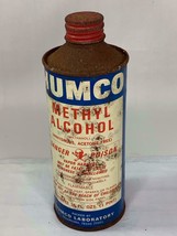 Vintage Humco Methyl Alcohol Can Poison Skull and Crossbones Texarkana TX - £9.57 GBP