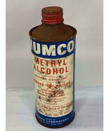 Vintage Humco Methyl Alcohol Can Poison Skull and Crossbones Texarkana TX - $16.40 CAD