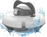 Cordless Robotic Pool Vacuum for Ground Pool, Automatic Pool Vacuum Clea... - $277.16