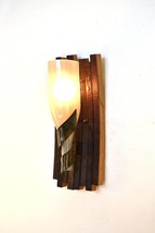 Wine Barrel Stave and Bottle Sconce - Opulent - Made from CA wine barrels - £195.94 GBP