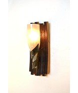 Wine Barrel Stave and Bottle Sconce - Opulent - Made from CA wine barrels - £195.80 GBP