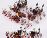 Medieval Templar Knights Legions Army Set 26 Minifigures Lot - £36.41 GBP