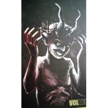An item in the Entertainment Memorabilia category: VOLBEAT Devil horns 11 x 17 rigid cardboard Promo Poster, New