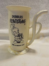 Flintstones White Plastic Pebbles Flintstone Sip-A-Drink Cup - $11.95