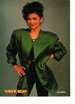 Michael J. Fox Nia Peeples teen magazine pinup clipping Tiger Beat by a ... - $3.50