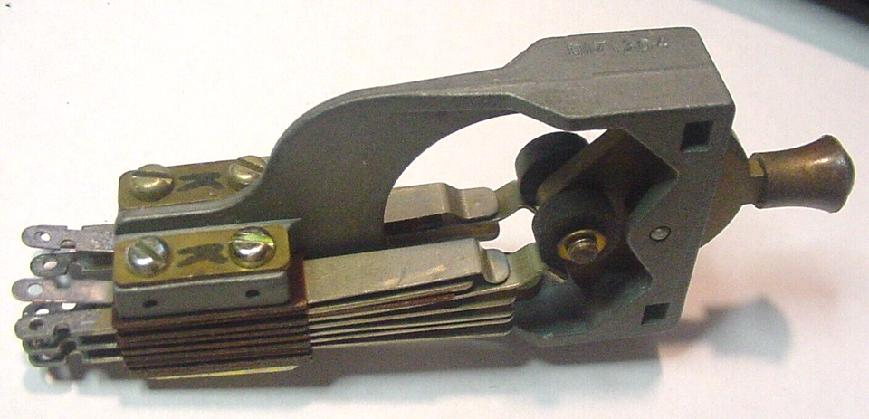 1-2 NOS Telephone Type Lever Switch D171304 10 terms 2 Section Single di... - $8.17