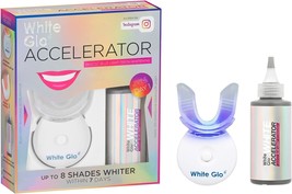 White Glo Accelerator Teeth Whitening Kit with LED Light for Sensitive Teeth and - £46.35 GBP