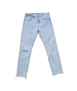 Vintage Levis 501 Button Fly 100% Cotton Jeans 28x28 Skiny Rare - £52.64 GBP