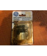 vintage lamp pull chain socket -- genuine GE new-old-stock  - $12.99