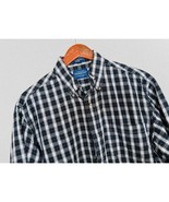 PENDLETON Oxford Shirt Button-up Cotton Blue Tartan Size  Med - $462.49 MXN